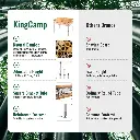 KingCamp BAMBOO FLODABLE TABLE 65X50 cm KC2018 3