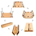 KingCamp BAMBOO FLODABLE TABLE 65X50 cm KC2018 8
