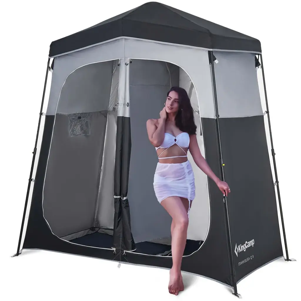KingCamp Double Room Camping Shower Tent MARASUSA Q Ⅱ KT2417 1