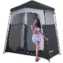 KingCamp Double Room Camping Shower Tent MARASUSA Q Ⅱ KT2417 1