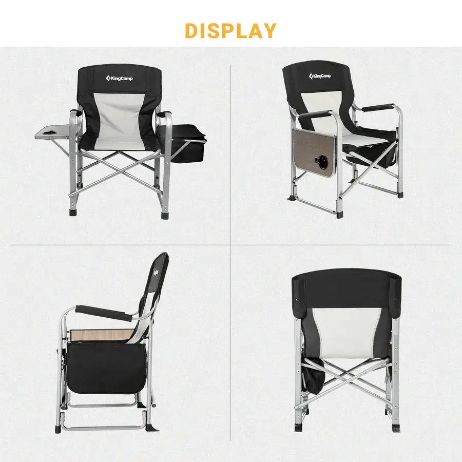 KingCamp Folding Chair with Cooler Bag and Side Table KC3977 5