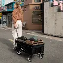 KingCamp Folding Trolly Cart QUARTZ WAGON KC2460 - Black 5