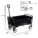 KingCamp Folding Trolly Cart QUARTZ WAGON KC2460 - Black 7