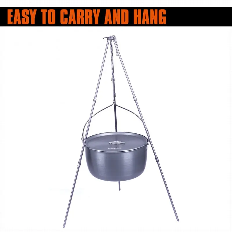 KingCamp Hard-Anodized Aluminum Cookware Set of 3 - Climber IIII KP3913 5