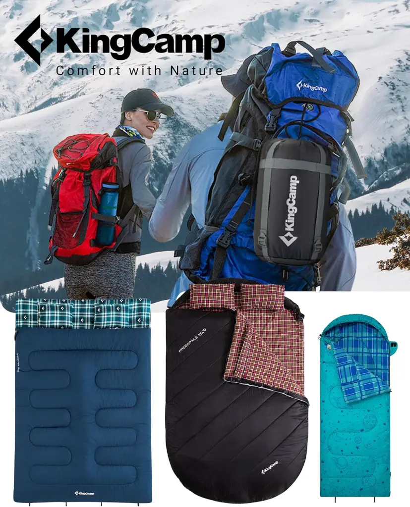 KingCamp OXYGEN 250D Sleeping Bag with Pillows KS3143 4