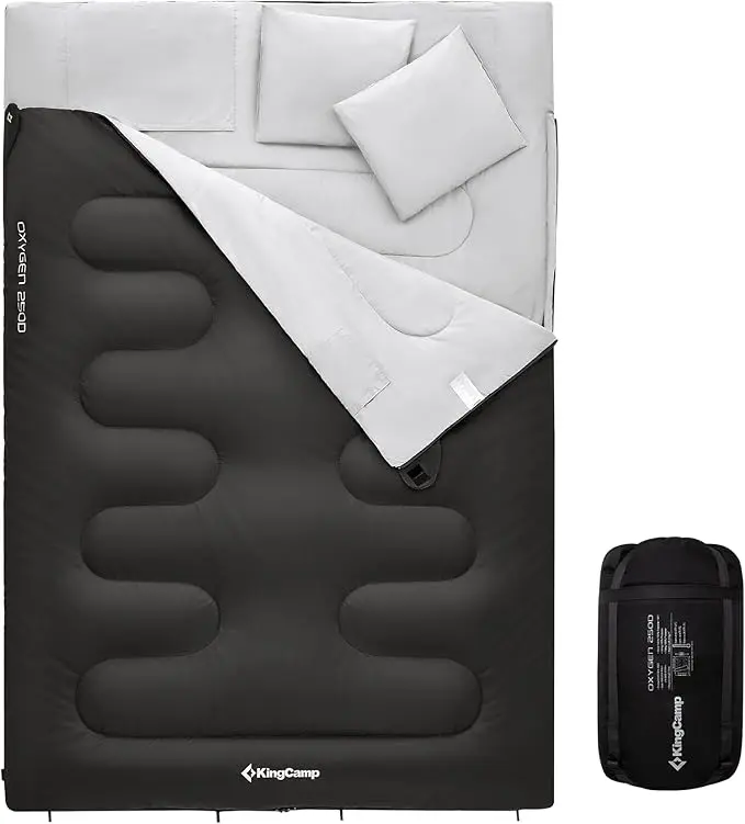 KingCamp OXYGEN 250D Sleeping Bag with Pillows KS3143 1