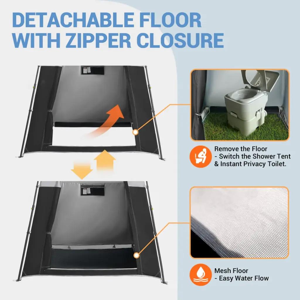 KingCamp Outdoor Privacy Shower Tent MARASUSA Q KT2416 6