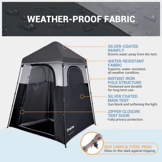 KingCamp Outdoor Privacy Shower Tent MARASUSA Q KT2416 5