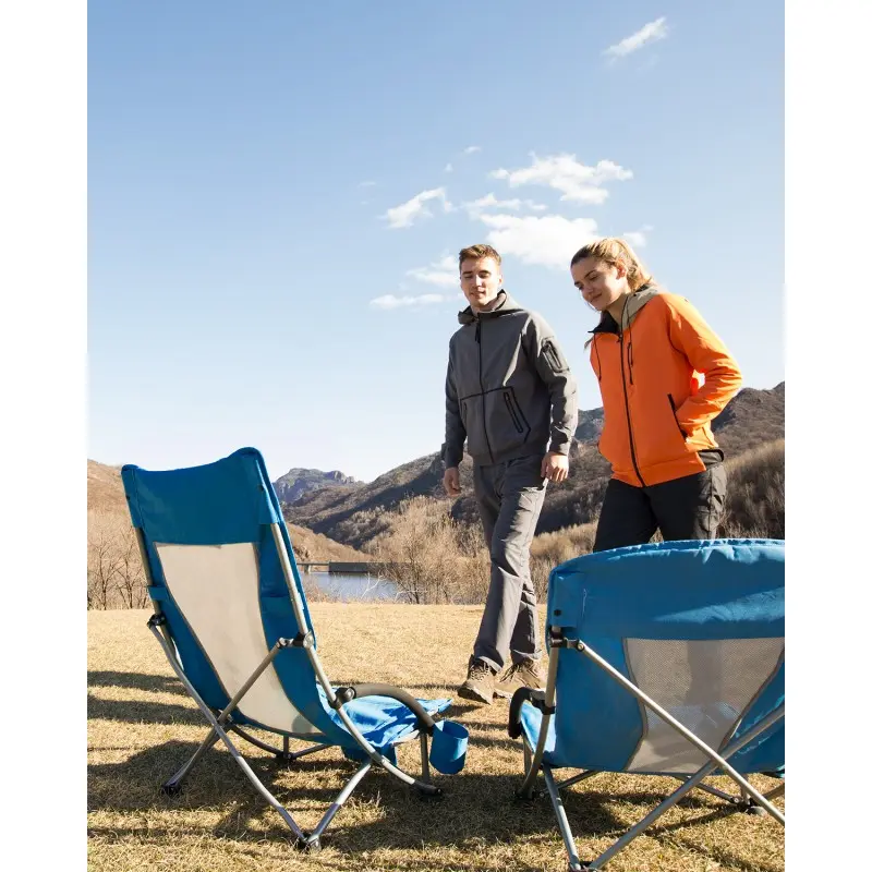 KingCamp PORTABLE High SLING CHAIR - Cyan 6