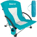 KingCamp PORTABLE LOW SLING CHAIR - Cyan KC3841 2