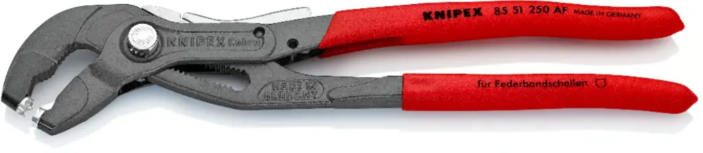 Knipex - 85 51 250 AF Spring Hose Clamp Pliers (with Locking Button) Non-Slip Handle.webp