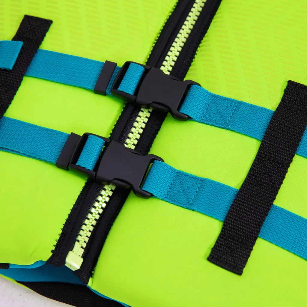 Neoprene Vest Youth Lime Green 3.webp