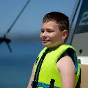 Neoprene Vest Youth Lime Green 6.webp