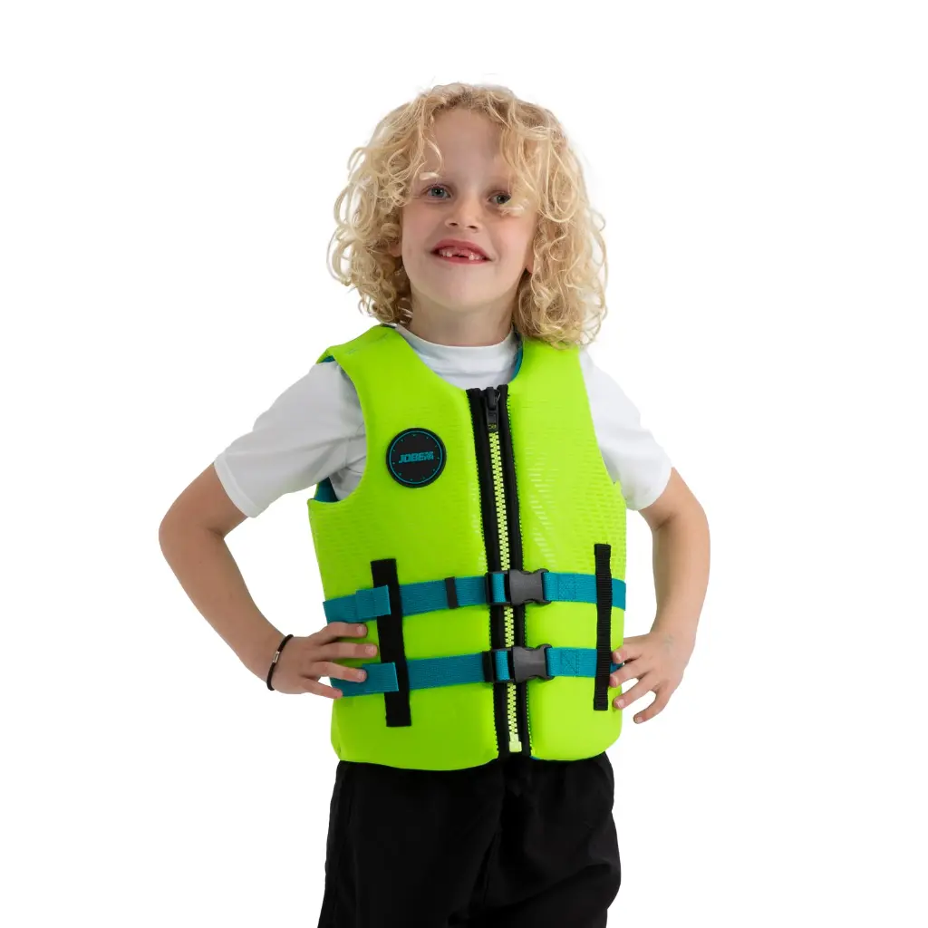 Neoprene Vest Youth Lime Green1.webp