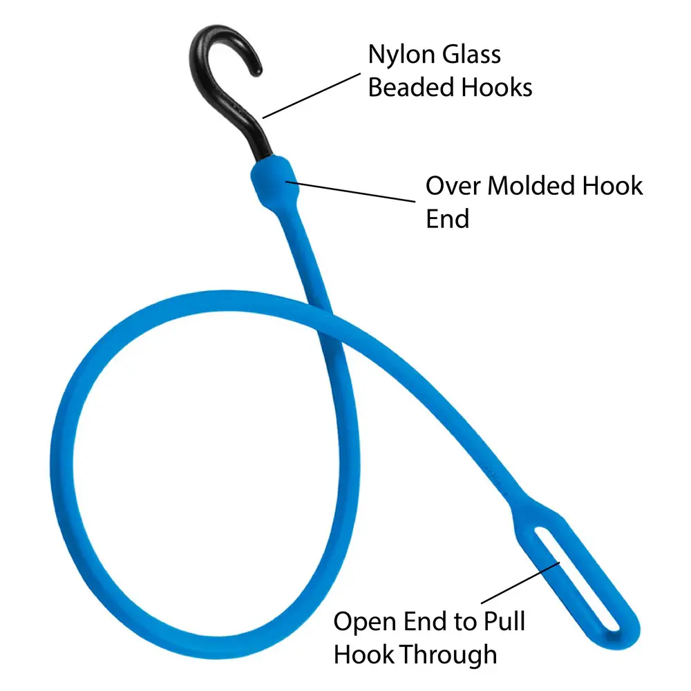 PERFECT BUNGEE  30 EASY STRETCH LOOP END CORD - RED