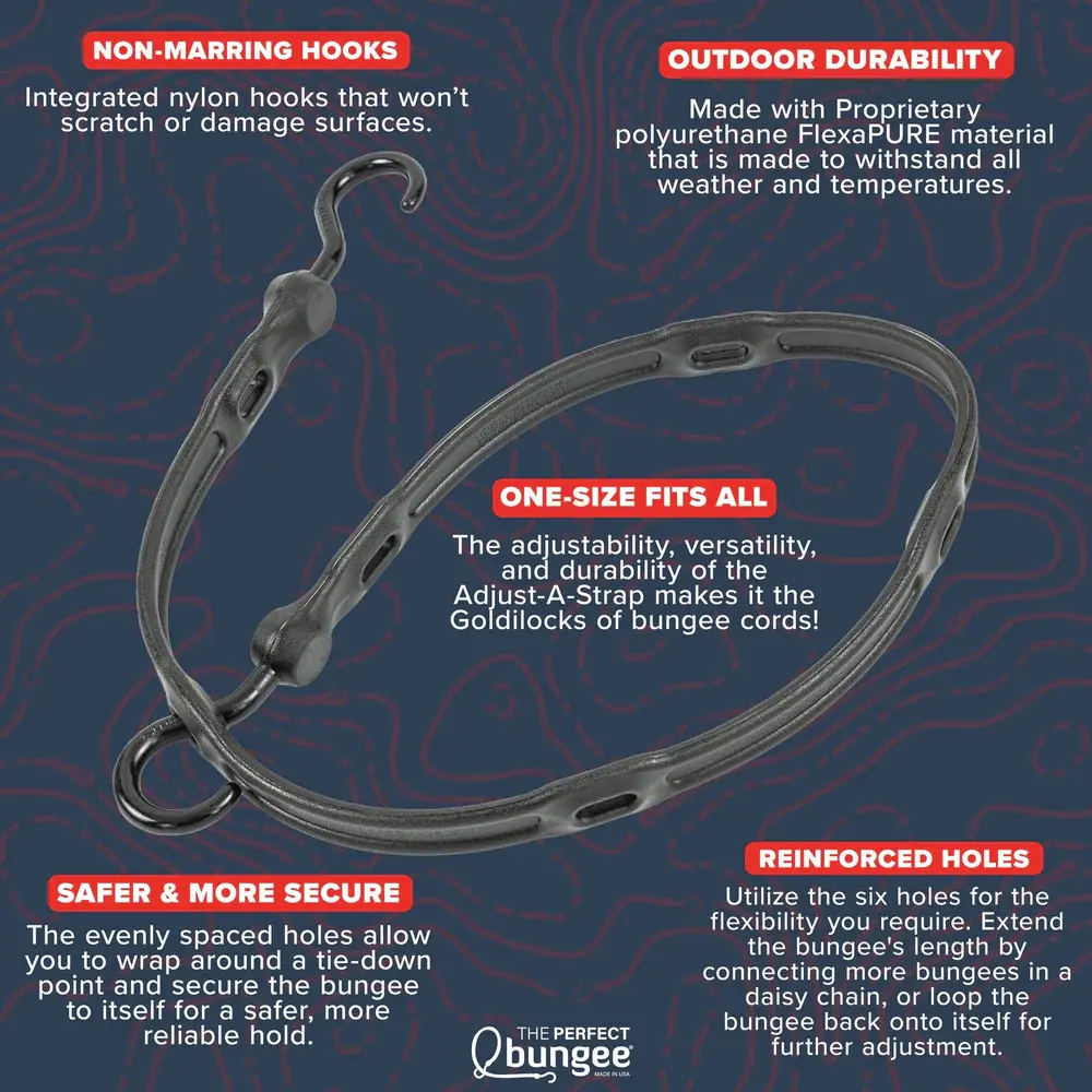 PERFECT BUNGEE  36 ADJUSTABLE BUNGEE STRAP