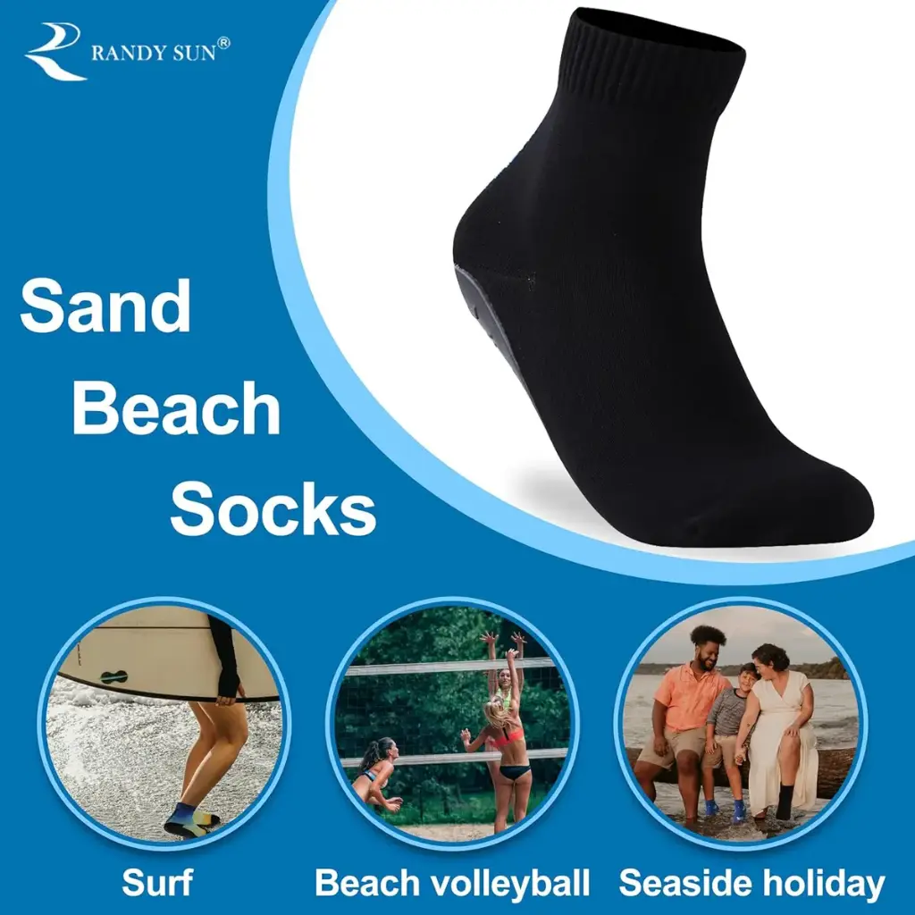 RANDY SUN Quick Dry Beach Socks - NON SLIP SSX0003