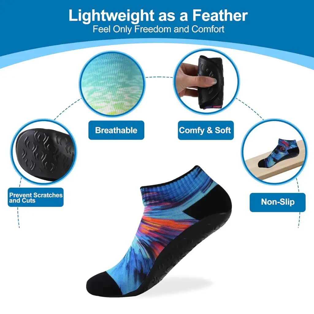 RANDY SUN Quick Dry Beach Socks - NON SLIP SSX0003