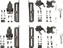 RFMT2 Cargo Cases Roof Mount Kit