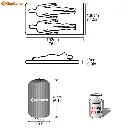 KingCamp INTERNAL PUMP AIRBED DOUBLE KM3589