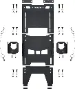 SIDEMT001B Side Mount (Toyota Deck Rail)