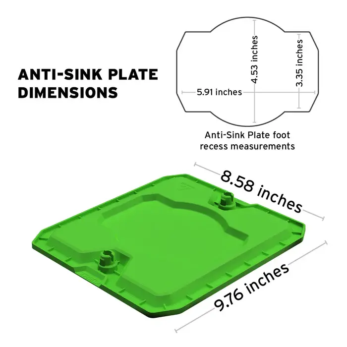 TRED  GT ANTI SINK PLATE (PACK OF 4)