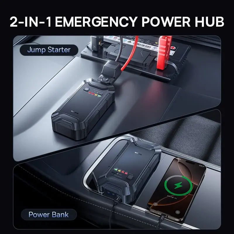 C0119400 Baseus PrimeTrip VJ1 Car Jump Starter 1200A - Black