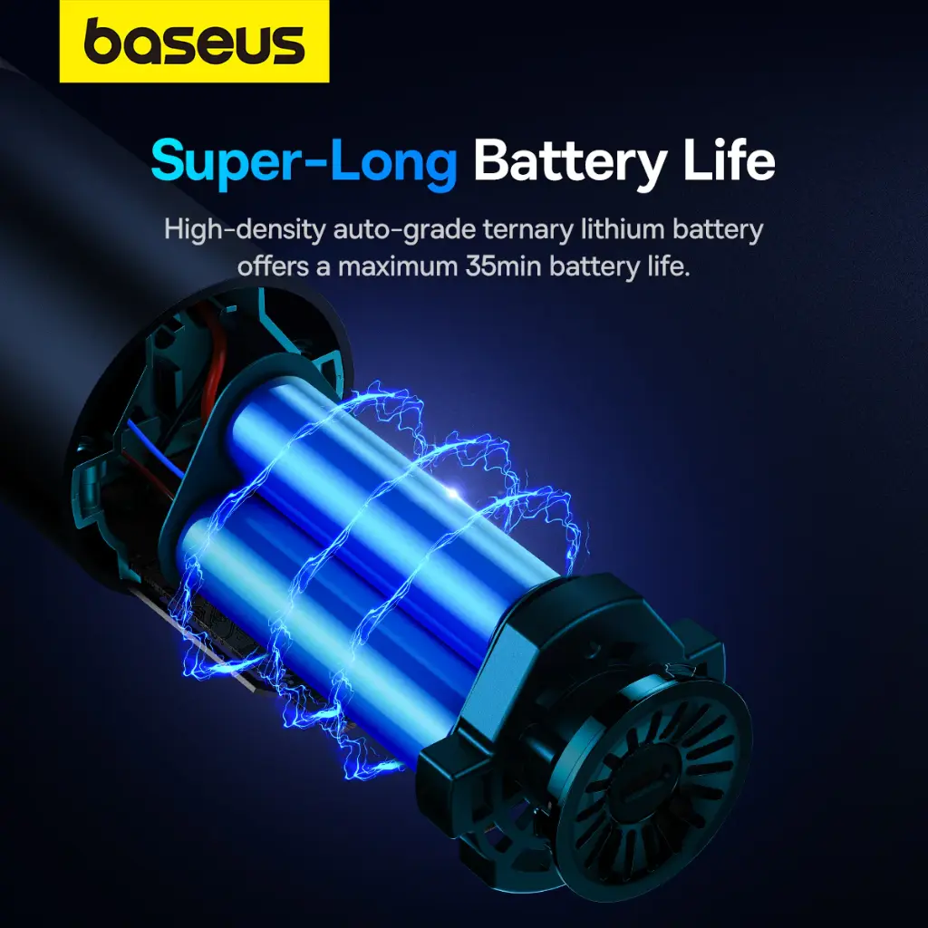 C30459500111-00 Baseus A5 Car Vacuum Cleaner 16000Pa – Black