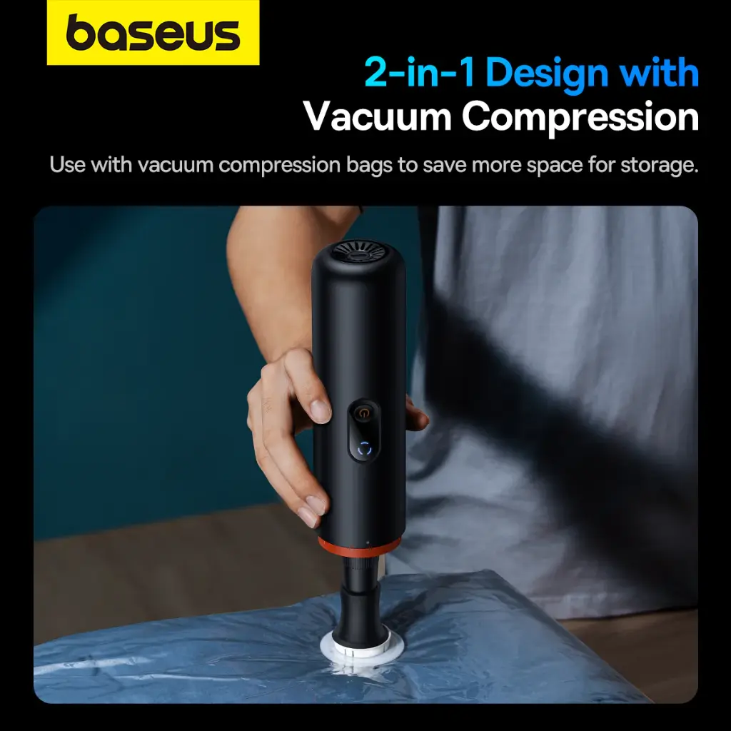 C30459500111-00 Baseus A5 Car Vacuum Cleaner 16000Pa – Black