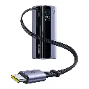 E0027A01 Baseus EnerGeek GR11 Power Bank 10000mAh 100W with Retractable Cable – Grey