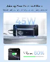 E0027G00 Baseus EnerCore CR11 Power Bank 10000mAh 45W with Retractable Cable