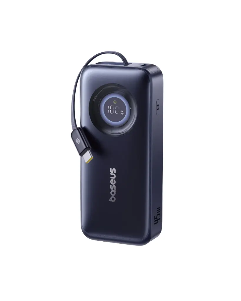 E0027G00 Baseus EnerCore CR11 Power Bank 10000mAh 45W with Retractable Cable