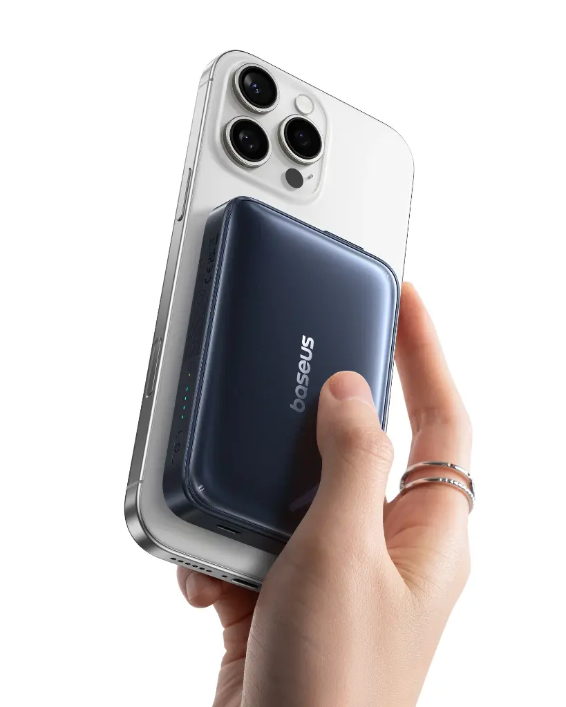 E0028V00 Baseus PicoGo AM61 Qi2.2 Magnetic Power Bank with Built-in Cable 10000mAh 45W