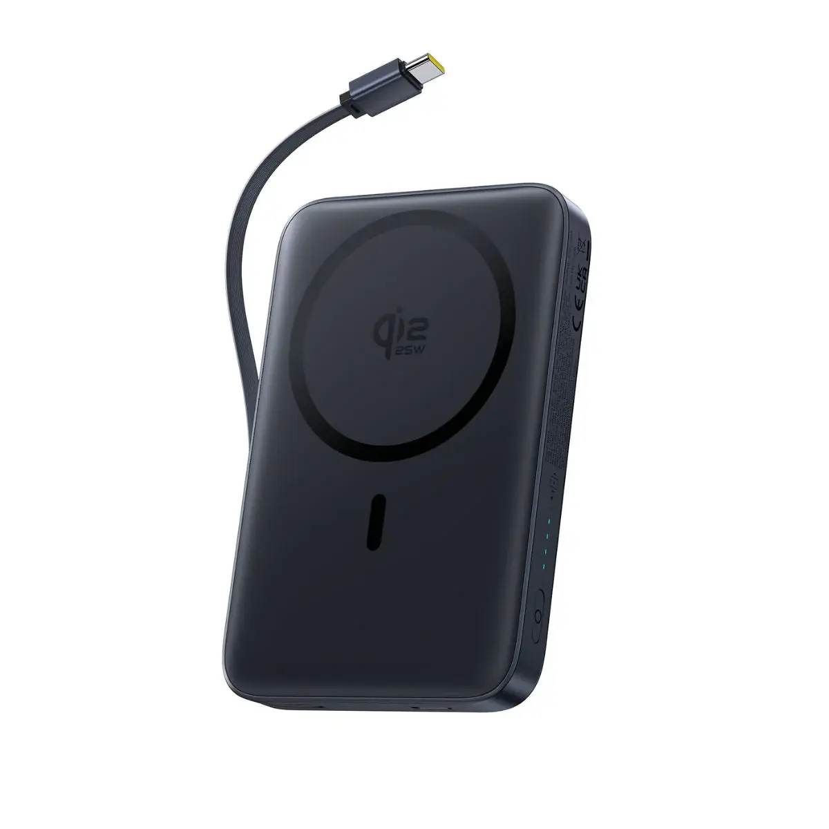 E0028V00 Baseus PicoGo AM61 Qi2.2 Magnetic Power Bank with Built-in Cable 10000mAh 45W –