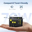 E0307E00 Baseus EnerCore CG11 Universal Travel Adapter 70W with Retractable USB-C