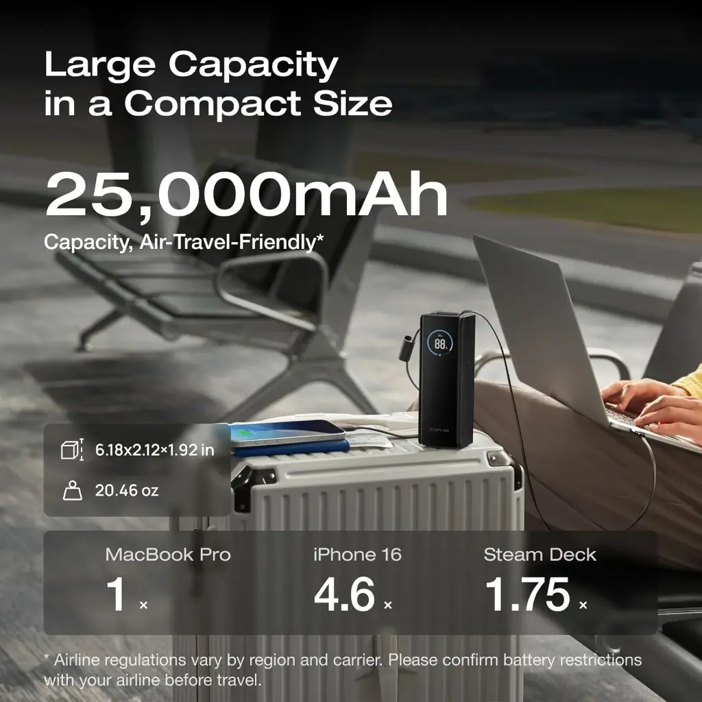 EF-RAPID25K100W-B-USEcoFlow RAPID Power Bank (25,000mAh, 170W, 100W Built-In and  (5).webp