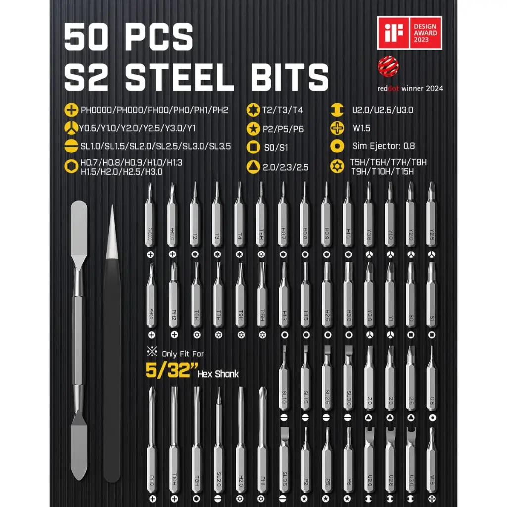 NEX-E1-MAX Fanttik NEX E1 MAX Precision Electric Screwdriver Kit – Gray