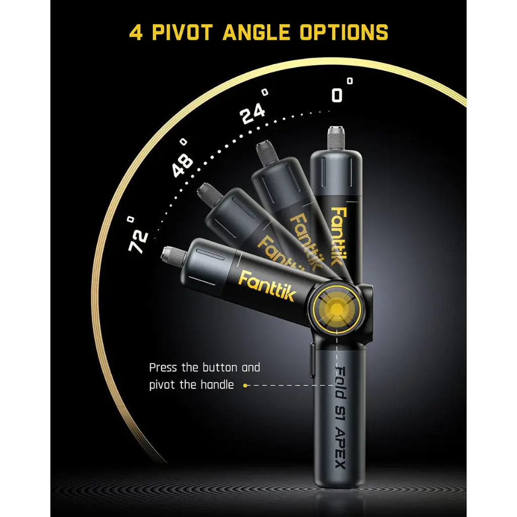 Fanttik Fold S1 APEX Deluxe Cordless Screwdriver - Black