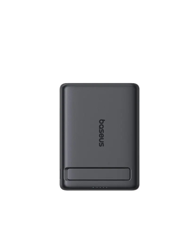 P10081907123-00 Baseus PicoGo AM31 Qi2 Ultra-Mini Magnetic Power Bank with Kickstand 5000mAh 20W – Cosmic Black