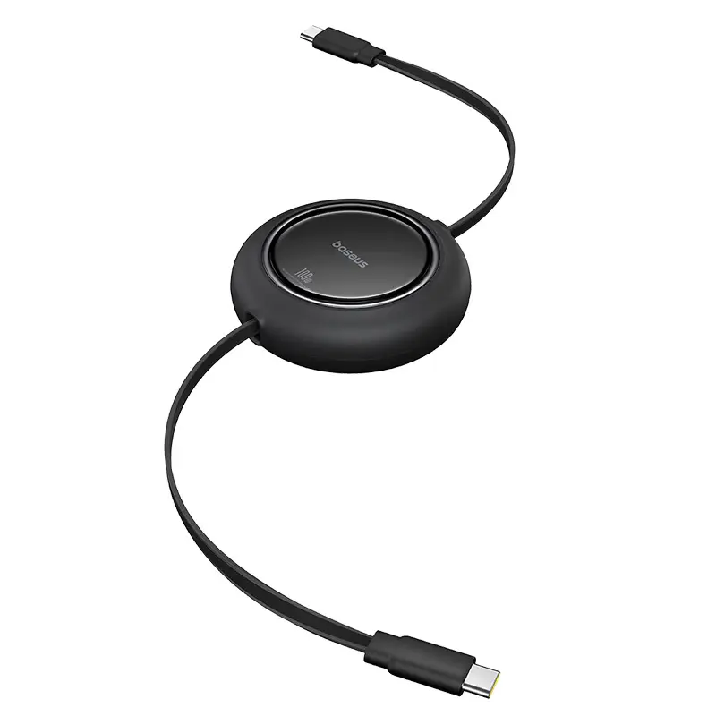 P10364500113-00 Baseus Free2Pull Mini 1.5m USB-C to USB-C 100W Retractable Cable – Black