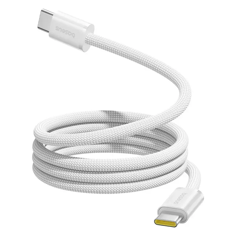 P10385200211-00 Baseus Dynamic 4 Pro Magnetic Fast Charging Cable USB-C to USB-C 100W 1m – White