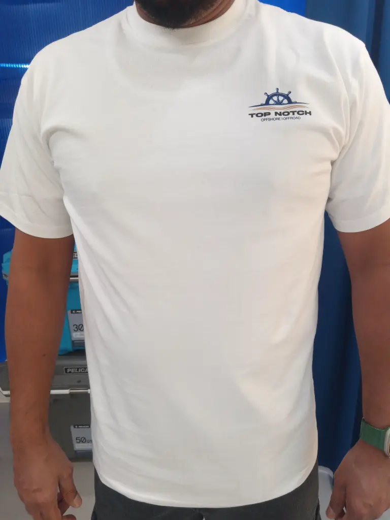 White -T-Shirt-Om Al Maradim Design