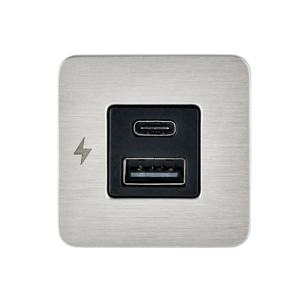 TILE - USB-A / USB-C Interiors Charging Socket  12/24V
