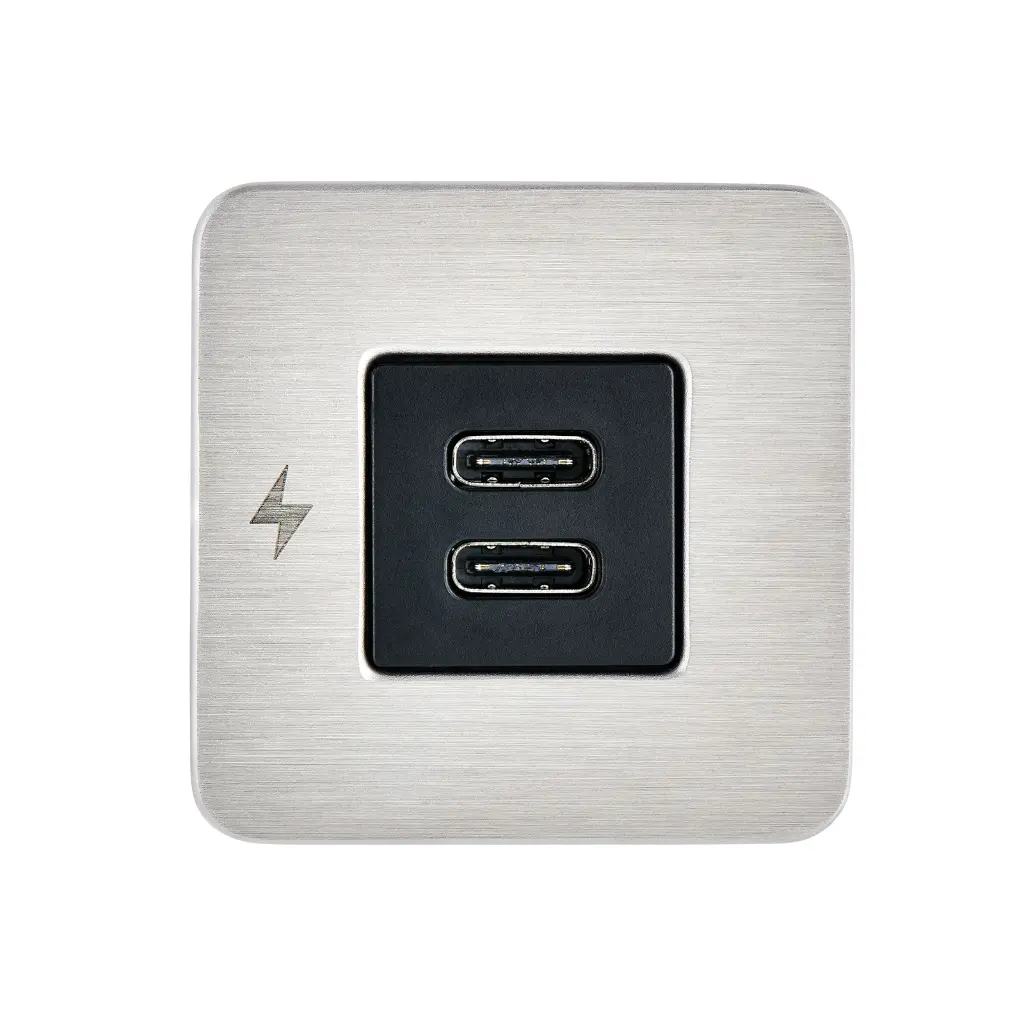 TILE - USB-C / USB-C Interiors Charging Socket  12/24V