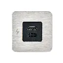 TILE - USB-C / USB-C Interiors Charging Socket  12/24V