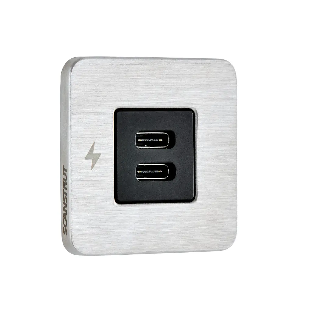 TILE - USB-C / USB-C Interiors Charging Socket  12/24V