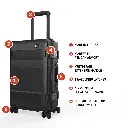 HC22,PELICAN TRVL HARDSIDE CARRY-ON,BLK