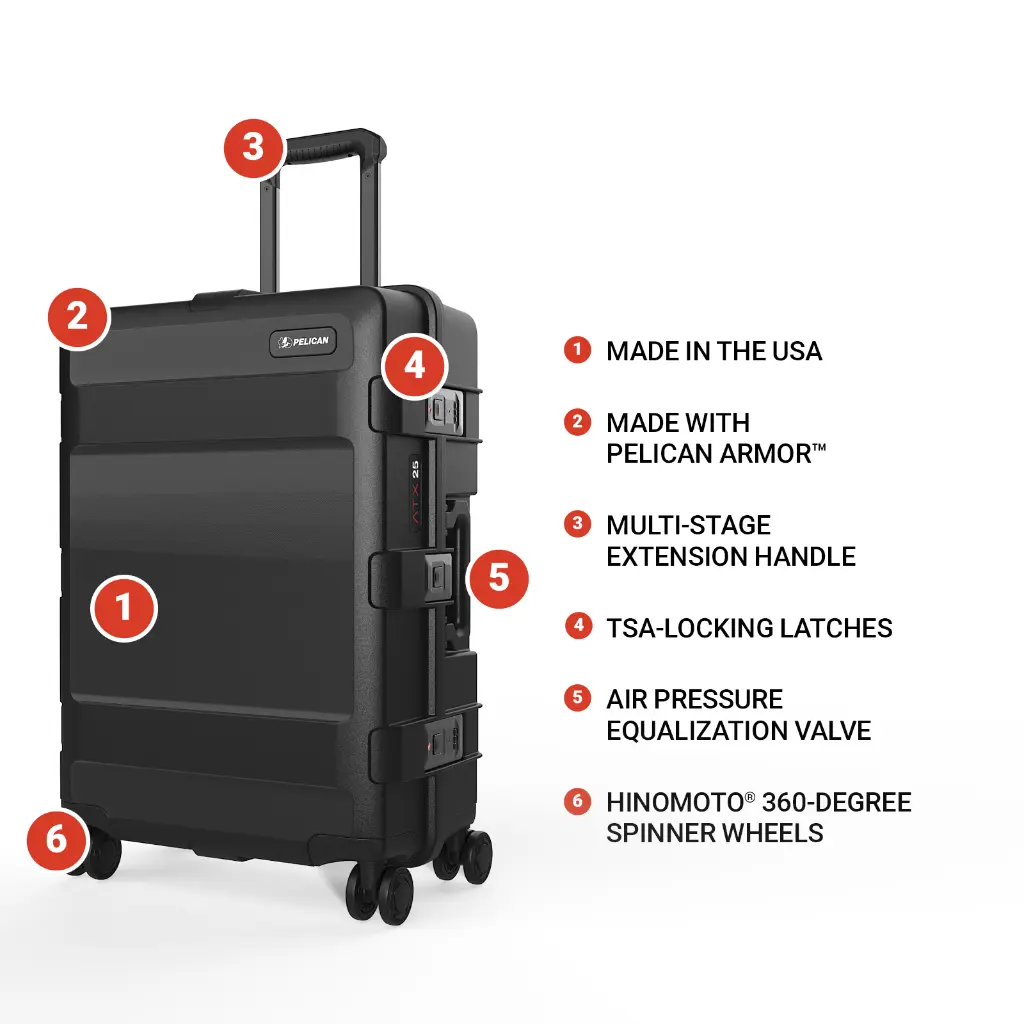 HC25,PELICAN TRVL HARDSDE MD CHK-IN,BLK
