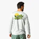 AFTCO Reflection UVX LS Sun Protection Shirt - Athletic Heather