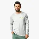 AFTCO Reflection UVX LS Sun Protection Shirt - Athletic Heather